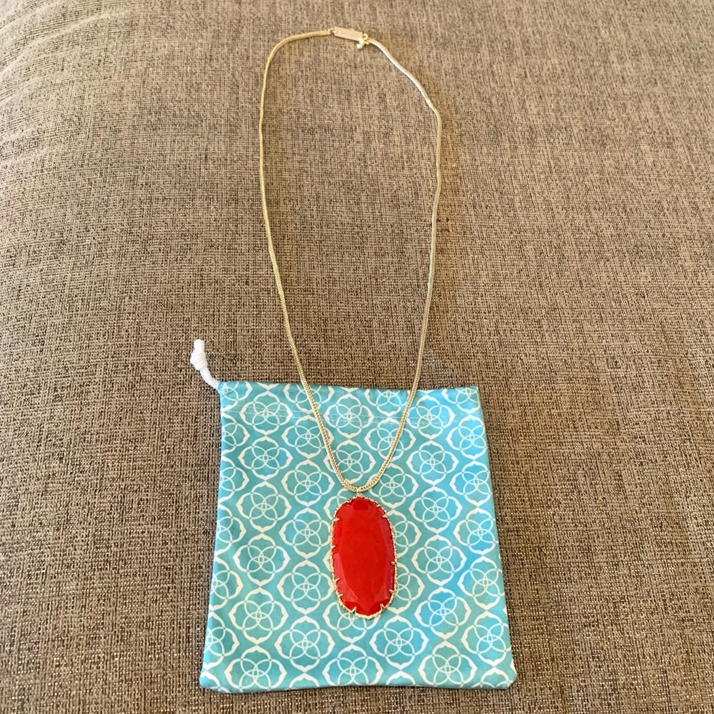 Red Donna Kendra Scott Necklace
